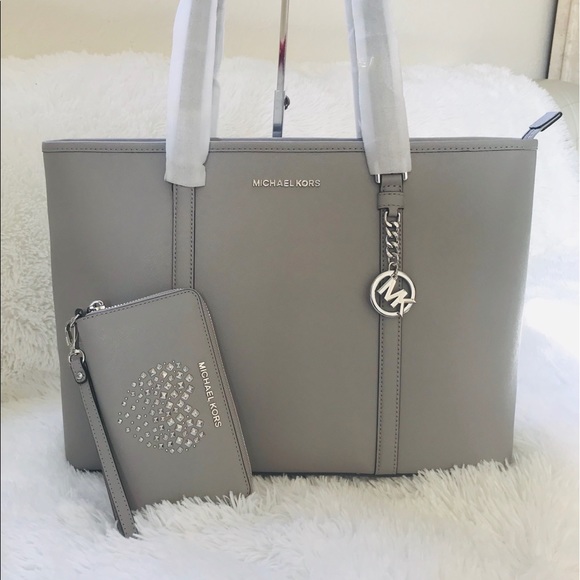 Michael Kors Handbags - Michael Kors Sady Lg Mf Tz and Matching Wallet
